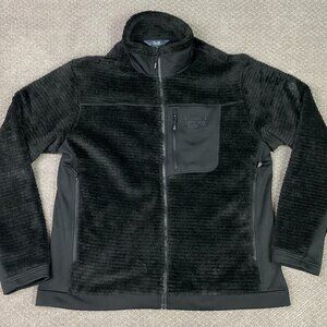 Mountain Hardwear Monkey Man Fleece Jacket Men's XL Black Polartec High Loft Zip